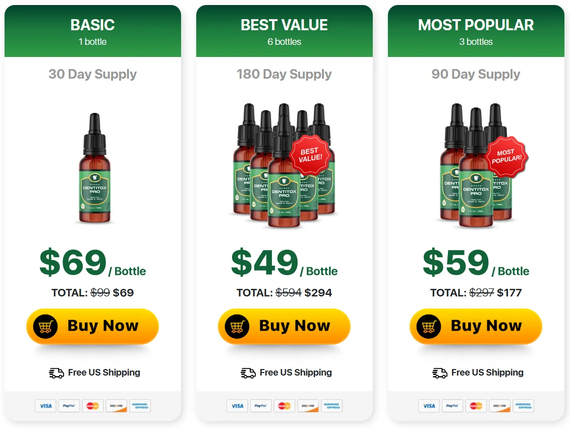 Dentitox Pro Official Website USA